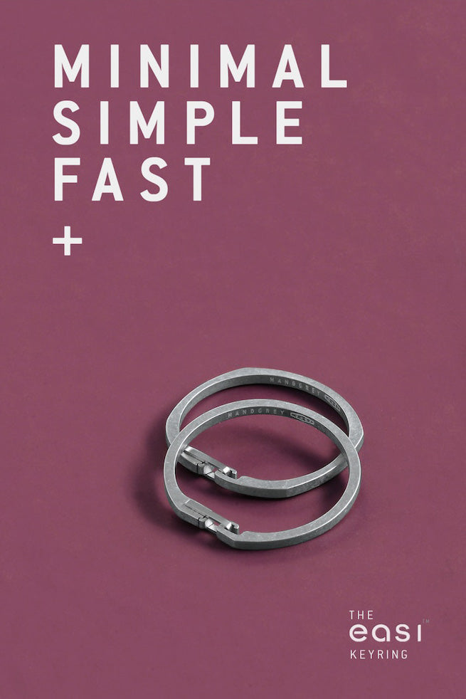 EASI Titanium Keyring (2 pack)