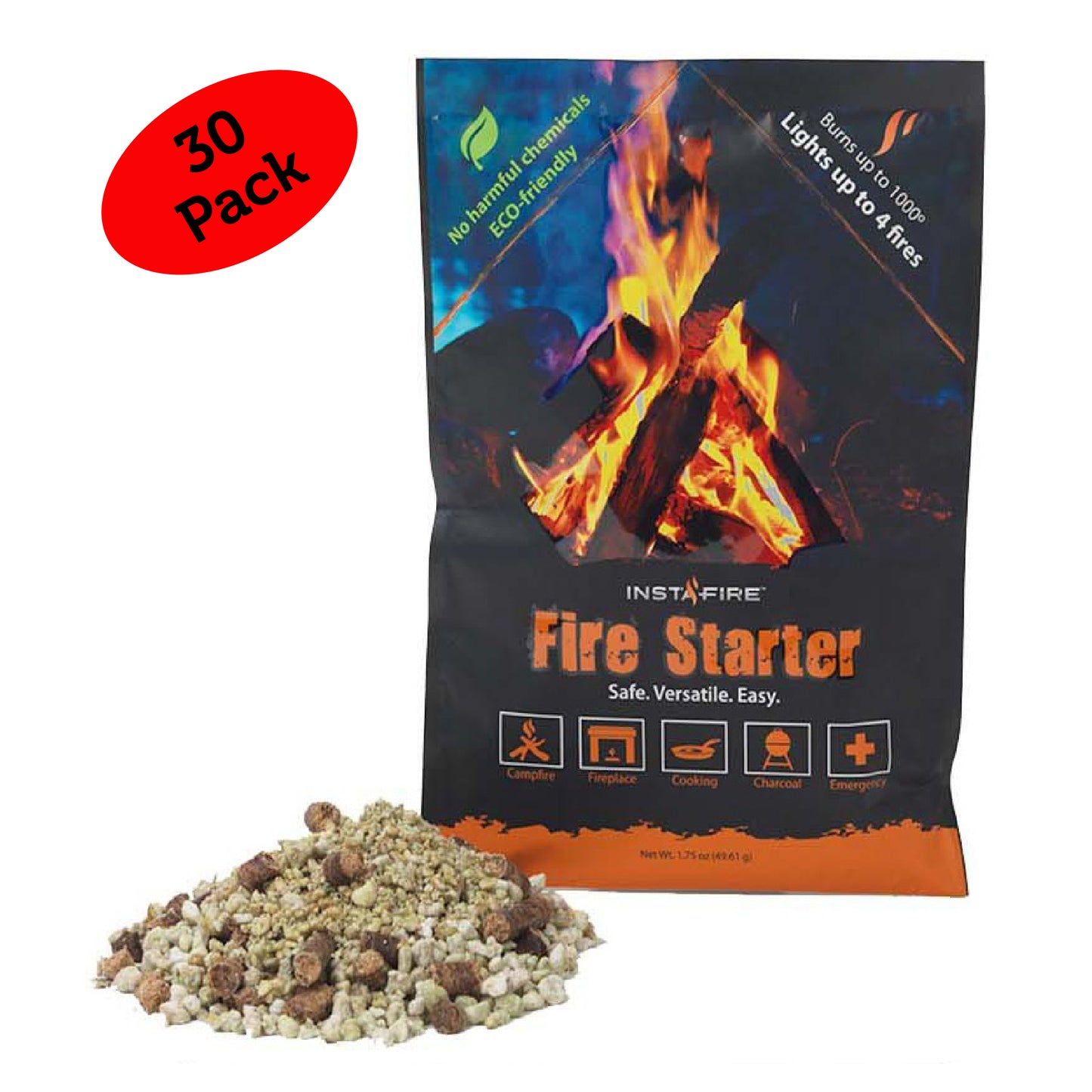 InstaFire - Granular Fire Starter (30 Pack)